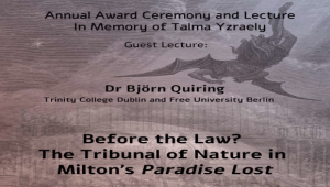 The Tribunal of Nature in Milton's 'Paradise Lost