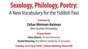 Sexology, Philology, Poetry:  A New Vocabulary for the Yiddish Past